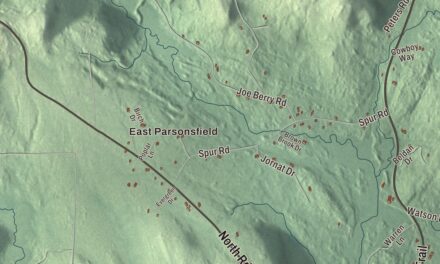 Map of Cornish, Maine