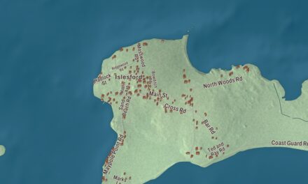 Map of Cranberry Isles, Maine