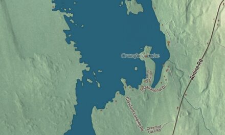 Map of Crawford, Maine