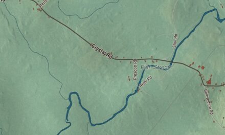 Map of Crystal, Maine