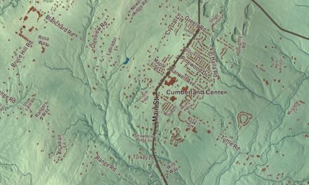 Map of Cumberland, Maine