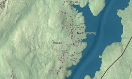 Map of Cushing, Maine