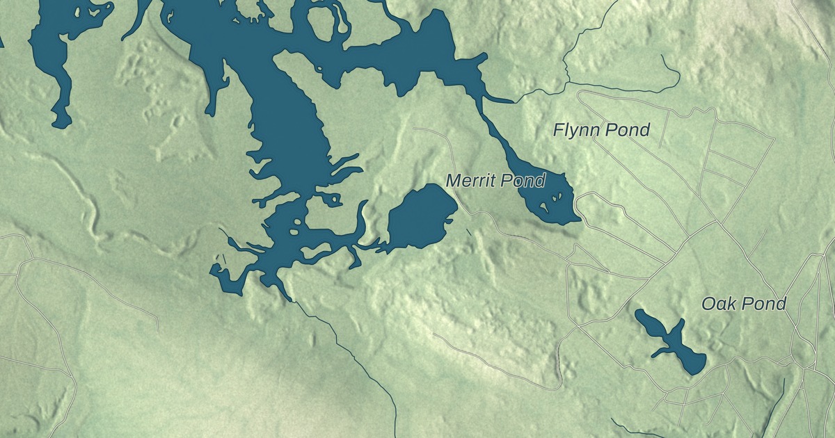Map of Deblois, Maine