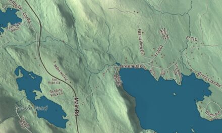 Map of Dedham, Maine