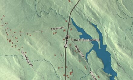 Map of Dennysville, Maine