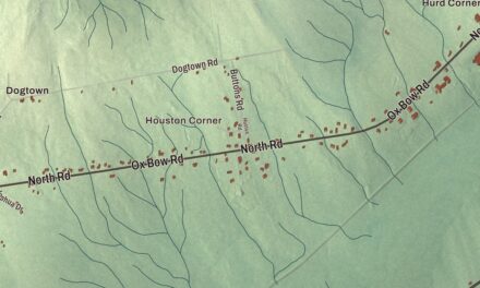 Map of Detroit, Maine