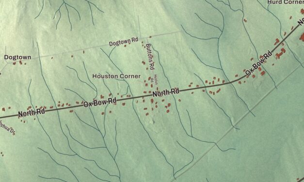 Map of Detroit, Maine