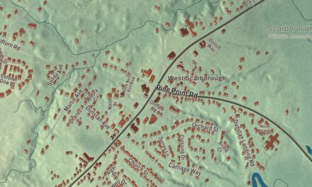 Map of Dunstan, Maine