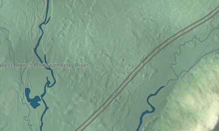 Map of Dyer Brook, Maine