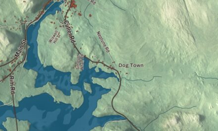Map of East Machias, Maine