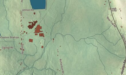 Map of Easton, Maine