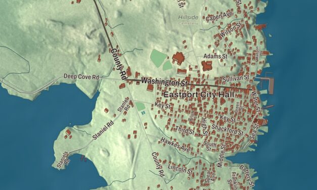 Map of Eastport, Maine