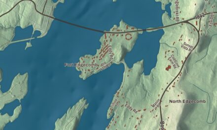 Map of Edgecomb, Maine