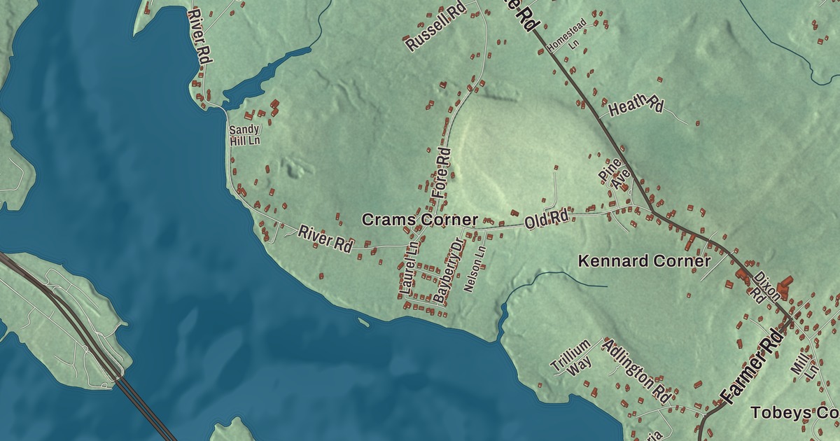 Map of Eliot, Maine