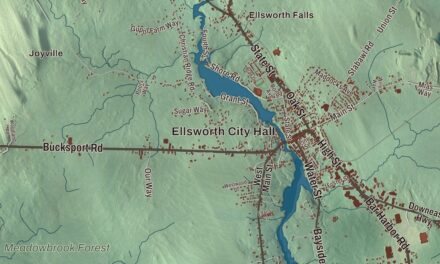 Map of Ellsworth, Maine