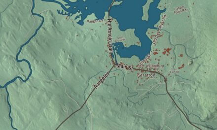 Map of Eustis, Maine