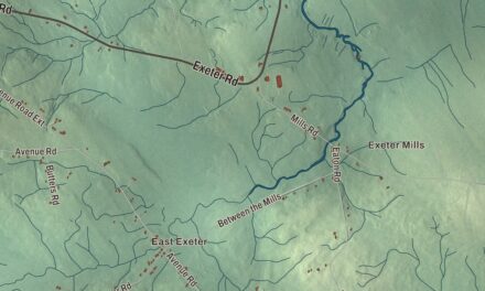 Map of Exeter, Maine