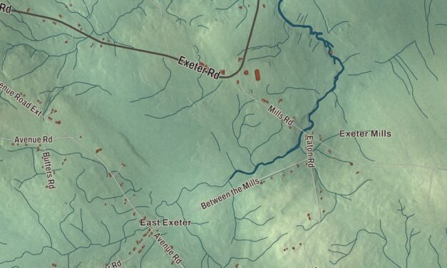 Map of Exeter, Maine