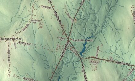 Map of Fairfield, Maine