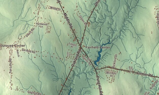 Map of Fairfield, Maine