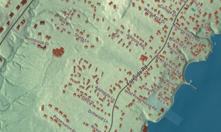 Map of Falmouth Foreside, Maine