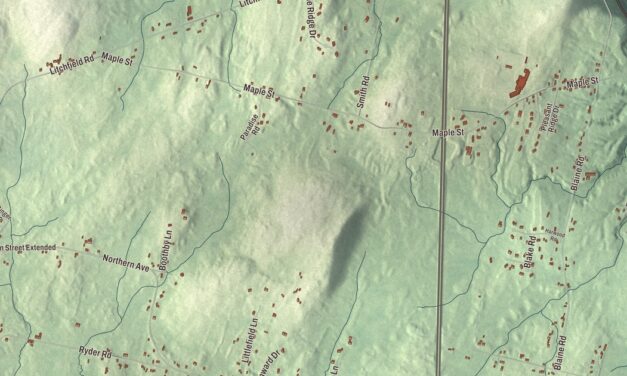 Map of Farmingdale, Maine