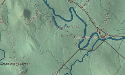 Map of Farmington, Maine