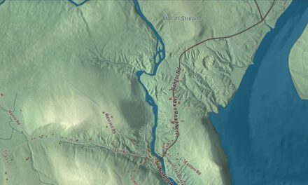 Map of Frankfort, Maine