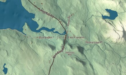 Map of Franklin, Maine
