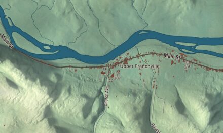 Map of Frenchville, Maine