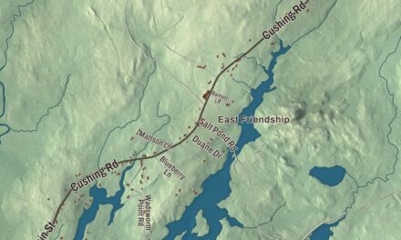 Map of Friendship, Maine