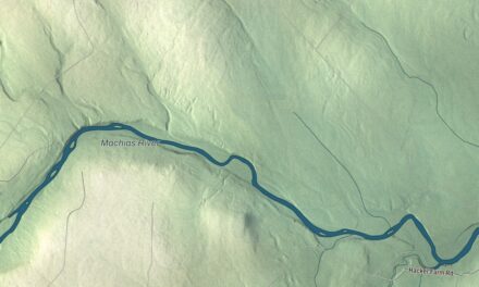Map of Garfield, Maine