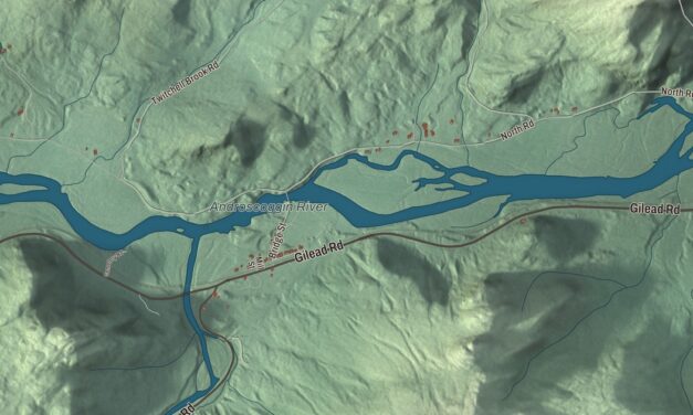 Map of Gilead, Maine