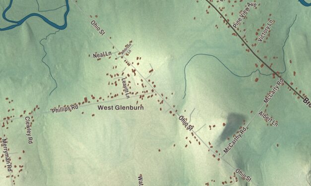 Map of Glenburn, Maine