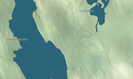 Map of Glenwood, Maine
