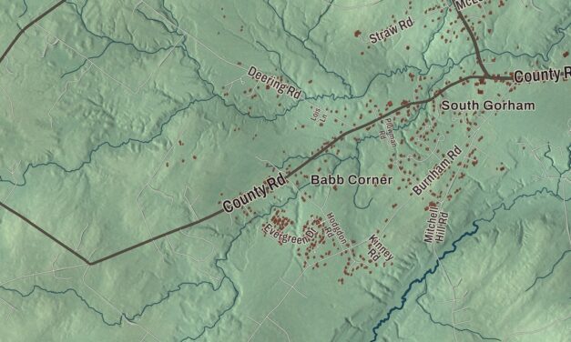 Map of Gorham, Maine