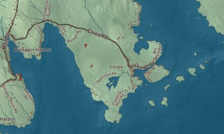 Map of Gouldsboro, Maine