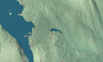 Map of Grand Lake Stream, Maine
