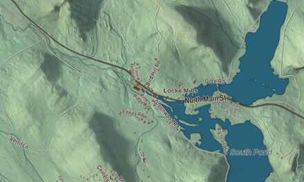Map of Greenwood, Maine