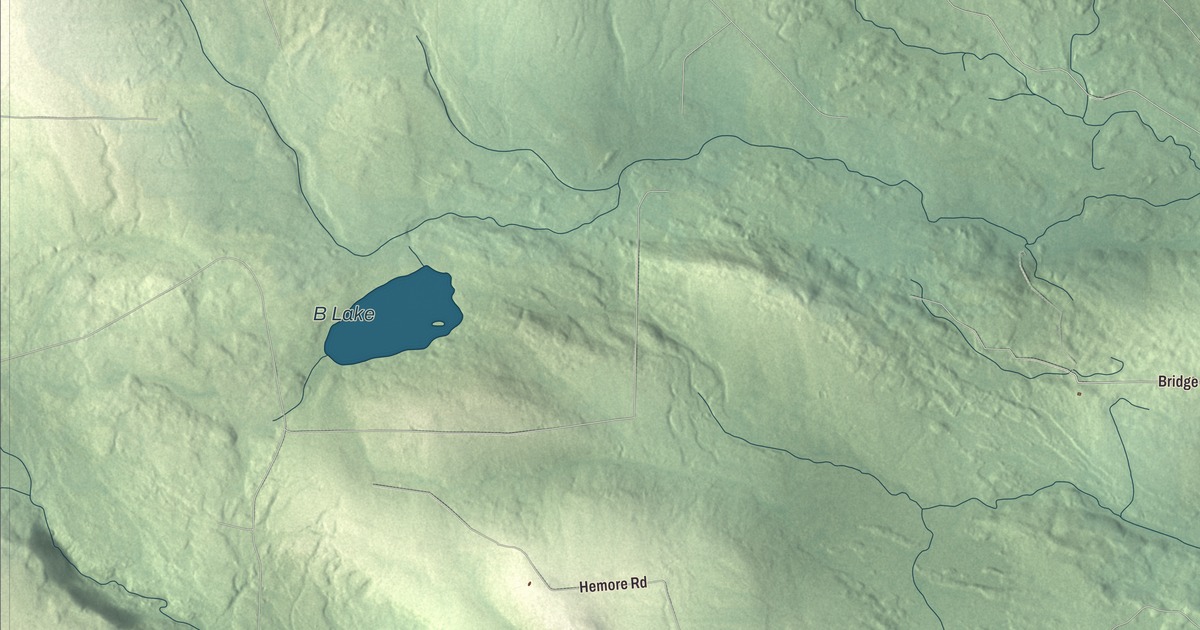 Map of Hammond, Maine