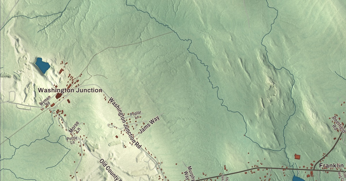 Map of Hancock, Maine