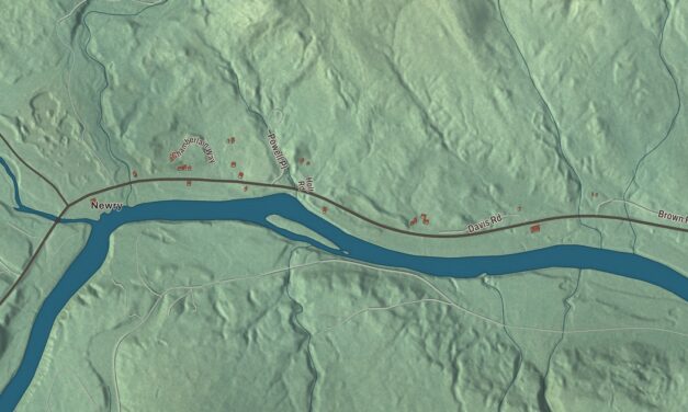 Map of Hanover, Maine