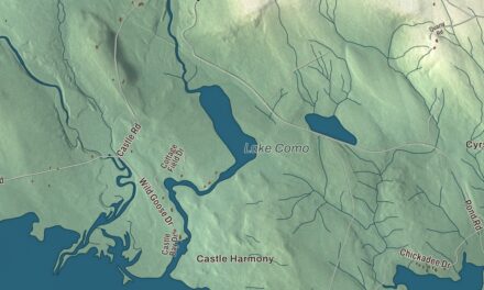 Map of Harmony, Maine