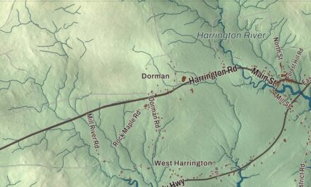 Map of Harrington, Maine