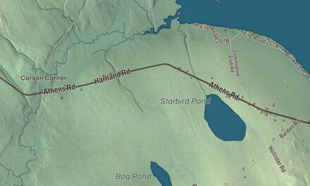 Map of Hartland, Maine