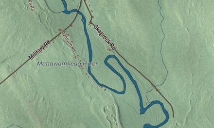 Map of Haynesville, Maine