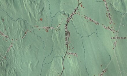 Map of Hebron, Maine