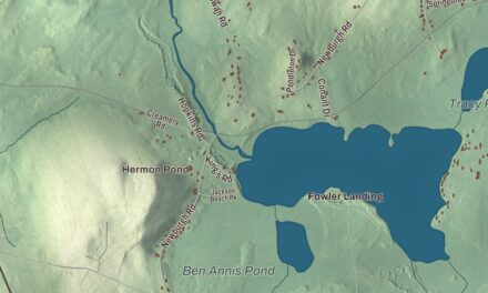 Map of Hermon, Maine