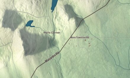Map of Hersey, Maine