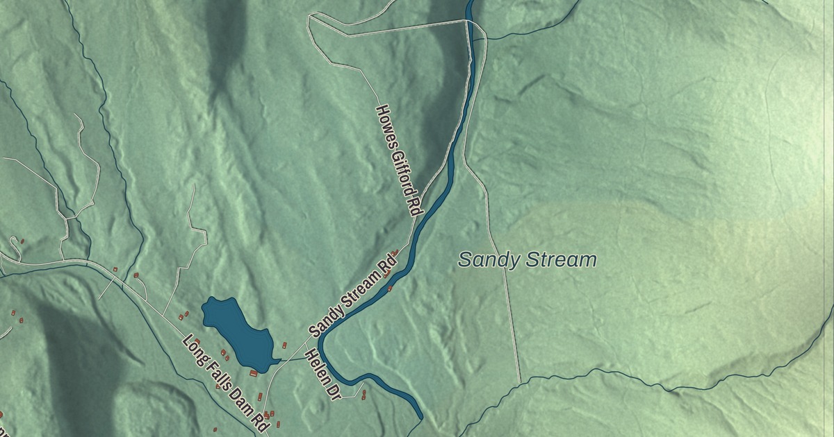 Map of Highland, Maine